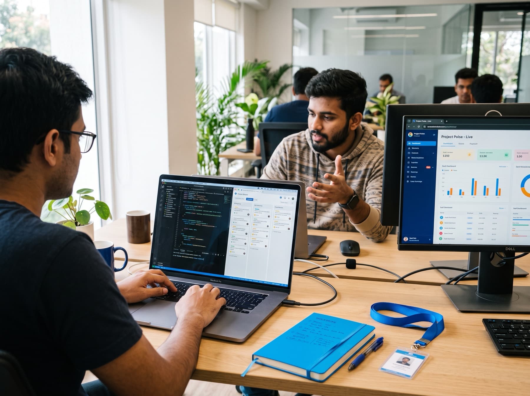 Students building a real project inside an unGhost bootcamp